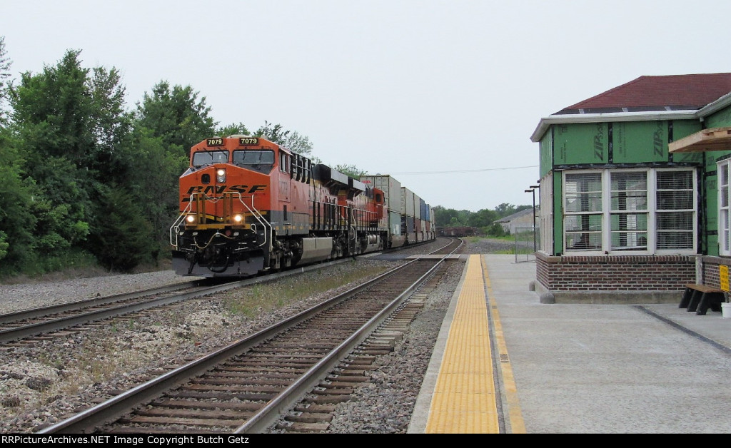 Our first train at La Plata....